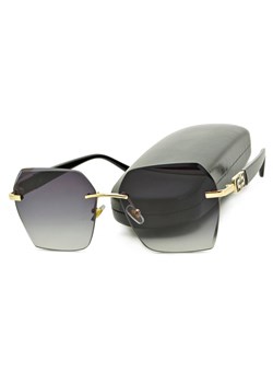 Damskie duże okulary przeciwsłoneczne cieniowane z filtrem UV400 STL17 - id: 7784 - marki Stylion - 185964780 Damskie duże okulary przeciwsłoneczne cieniowane z filtrem UV400 STL17 ze sklepu Stylion w kategorii Okulary przeciwsłoneczne damskie - zdjęcie 185964780