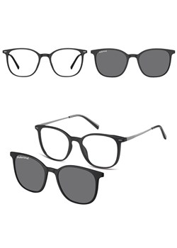 Owalne okulary pod korekcję z polaryzacyjną nakładką przeciwsłoneczną CLIP-TRC-194-1 - id: 573 - marki Sunoptic - 185964783 Owalne okulary pod korekcję z polaryzacyjną nakładką przeciwsłoneczną CLIP-TRC-194-1 ze sklepu Stylion w kategorii Okulary korekcyjne damskie - zdjęcie 185964783