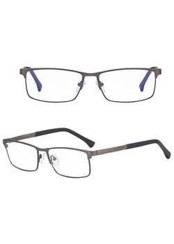 Męskie aluminiowe okulary zerówki do komputera BLUE LIGHT grafitowe 25125A - id: 7803 - marki Stylion - 185964792 Męskie aluminiowe okulary zerówki do komputera BLUE LIGHT grafitowe 25125A ze sklepu Stylion w kategorii Okulary zerówki męskie - zdjęcie 185964792