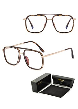 Gotowe pilotki okulary zerówki do komputera z filtrem BLUE Light na teleskopach 25120B ze sklepu Stylion w kategorii Okulary zerówki damskie - zdjęcie 185964813