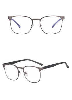 Solidne okulary zerówki do komputera BLUE LIGHT grafitowo-czarne z flexami 25126D - id: 7865 - marki Stylion - 185964830 Solidne okulary zerówki do komputera BLUE LIGHT grafitowo-czarne z flexami 25126D ze sklepu Stylion w kategorii Okulary zerówki damskie - zdjęcie 185964830