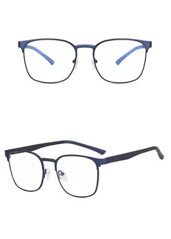 Solidne okulary zerówki do komputera BLUE LIGHT granatowo-czarne z flexami 25126E - id: 7866 - marki Stylion - 185964831 Solidne okulary zerówki do komputera BLUE LIGHT granatowo-czarne z flexami 25126E ze sklepu Stylion w kategorii Okulary zerówki damskie - zdjęcie 185964831
