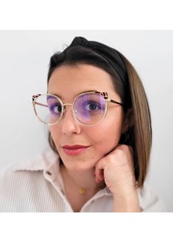Damskie okulary zerówki do komputera BLUE LIGHT z flexami 25127E - id: 7879 - marki Stylion - 185964842 Damskie okulary zerówki do komputera BLUE LIGHT z flexami 25127E ze sklepu Stylion w kategorii Okulary zerówki damskie - zdjęcie 185964842