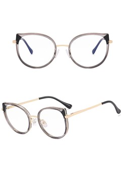 Damskie okulary zerówki do komputera BLUE LIGHT z flexami 25127F ze sklepu Stylion w kategorii Okulary zerówki damskie - zdjęcie 185964843
