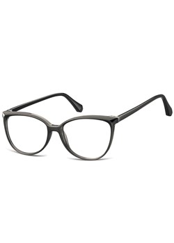 Damskie okulary optyczne zerówki kocie oczy Sunoptic CP116 czarne ze sklepu Stylion w kategorii Okulary korekcyjne damskie - zdjęcie 185964901