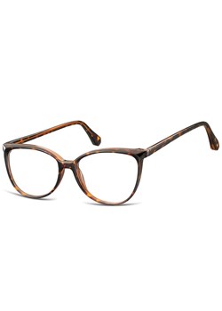 Damskie okulary optyczne zerówki kocie oczy Sunoptic CP116A panterka ze sklepu Stylion w kategorii Okulary korekcyjne damskie - zdjęcie 185964902