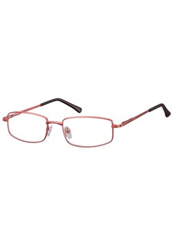 Oprawki korekcyjne zerówki okulary metalowe 799D czerwone ze sklepu Stylion w kategorii Okulary korekcyjne męskie - zdjęcie 185964921