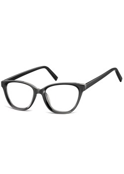 Damskie okulary optyczne zerówki kocie oczy Sunoptic CP117 czarne - id: 7980 - marki Sunoptic - 185964923 Damskie okulary optyczne zerówki kocie oczy Sunoptic CP117 czarne ze sklepu Stylion w kategorii Okulary korekcyjne damskie - zdjęcie 185964923