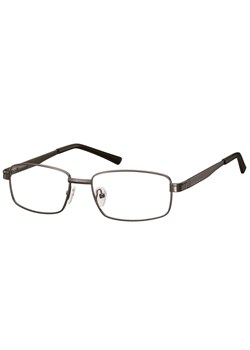 Męskie Oprawki korekcyjne zerówki okulary metalowe 639 grafitowe ze sklepu Stylion w kategorii Oprawki do okularów męskich - zdjęcie 185964943