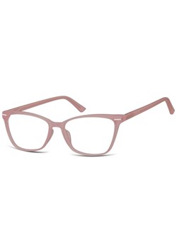 Damskie okulary optyczne zerówki kocie oczy Sunoptic CP118E mleczny różowy - id: 8062 - marki Sunoptic - 185964984 Damskie okulary optyczne zerówki kocie oczy Sunoptic CP118E mleczny różowy ze sklepu Stylion w kategorii Okulary korekcyjne damskie - zdjęcie 185964984