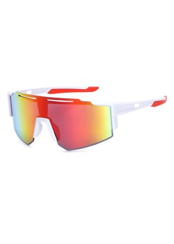 Sportowe okulary przeciwsłoneczne lustrzanki z filtrem UV400 Białe SVM-11E ze sklepu Stylion w kategorii Okulary przeciwsłoneczne męskie - zdjęcie 185965032