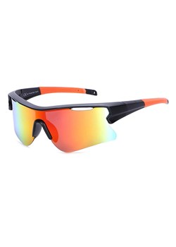 Sportowe okulary przeciwsłoneczne z filtrem UV400 Black/Orange SVM-12C ze sklepu Stylion w kategorii Okulary przeciwsłoneczne męskie - zdjęcie 185965042