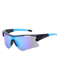 Sportowe okulary przeciwsłoneczne z filtrem UV400 Black/Blue SVM-12E ze sklepu Stylion w kategorii Okulary przeciwsłoneczne męskie - zdjęcie 185965044