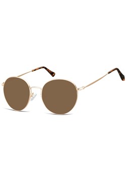 Okulary Lenonki Przeciwsłoneczne SUNOPTIC SB-915B złoto-brązowe ze sklepu Stylion w kategorii Okulary przeciwsłoneczne damskie - zdjęcie 185965052