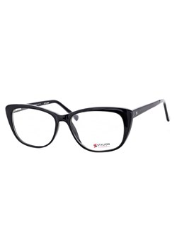 Damskie Okulary zerówki korekcyjne oprawki kocie oczy STAC-14F czarne ze sklepu Stylion w kategorii Okulary korekcyjne damskie - zdjęcie 185965060