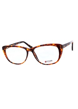 Damskie Okulary zerówki korekcyjne oprawki kocie oczy STAC-14G panterka ze sklepu Stylion w kategorii Okulary korekcyjne damskie - zdjęcie 185965061