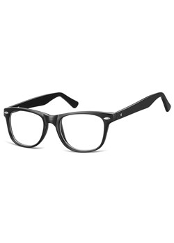 Okulary zerówki korekcyjne oprawki nerdy STAC-15 czarne ze sklepu Stylion w kategorii Oprawki do okularów damskie - zdjęcie 185965062