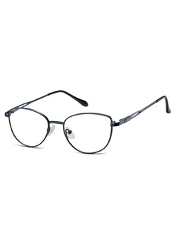 Okulary zerówki oprawki korekcyjne kocie oczy z teleskopami medium M296H granatowe ze sklepu Stylion w kategorii Oprawki do okularów damskie - zdjęcie 185965172