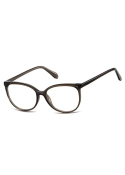 Okulary zerówki Kocie oczy oprawki korekcyjne medium AM67D szare ze sklepu Stylion w kategorii Oprawki do okularów damskie - zdjęcie 185965271