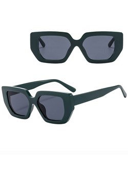 Okulary przeciwsłoneczne z filtrem UV400 STL23B zgnita zieleń + akcesoria ze sklepu Stylion w kategorii Okulary przeciwsłoneczne damskie - zdjęcie 185965293