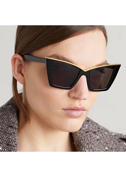 Okulary przeciwsłoneczne Kocie z filtrem UV400 STL31 czarne + akcesoria ze sklepu Stylion w kategorii Okulary przeciwsłoneczne damskie - zdjęcie 185965352