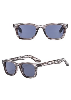 Okulary przeciwsłoneczne z filtrem UV400 STL44C zebra transparentne + akcesoria ze sklepu Stylion w kategorii Okulary przeciwsłoneczne damskie - zdjęcie 185965384