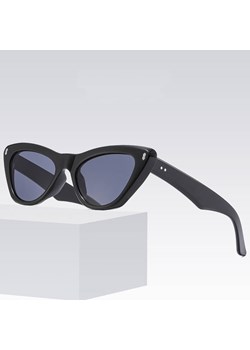 Okulary przeciwsłoneczne Kocie z filtrem UV400 STL35 czarne + akcesoria ze sklepu Stylion w kategorii Okulary przeciwsłoneczne damskie - zdjęcie 185965393
