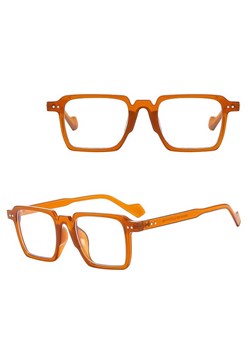 Okulary zerówki do komputera z filtrem BLUE LIGHT STL37I karmelowe + akcesoria ze sklepu Stylion w kategorii Okulary zerówki damskie - zdjęcie 185965450