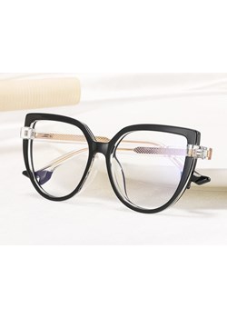 Damskie Okulary NA OBCASIE zerówki do komputera kocie BLUE LIGHT 25159 Czarne ze sklepu Stylion w kategorii Okulary zerówki damskie - zdjęcie 185965532