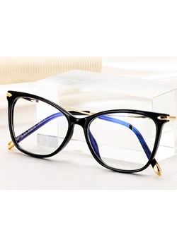SLIM okulary damskie kocie oczy zerówki do komputera BLUE LIGHT 25151 ze sklepu Stylion w kategorii Okulary zerówki damskie - zdjęcie 185965540