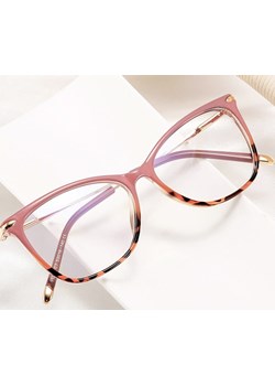 SLIM okulary damskie kocie oczy zerówki do komputera BLUE LIGHT 25151B ze sklepu Stylion w kategorii Okulary zerówki damskie - zdjęcie 185965541
