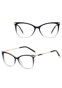 SLIM okulary damskie kocie oczy zerówki do komputera BLUE LIGHT 25151A ze sklepu Stylion w kategorii Okulary zerówki damskie - zdjęcie 185965542