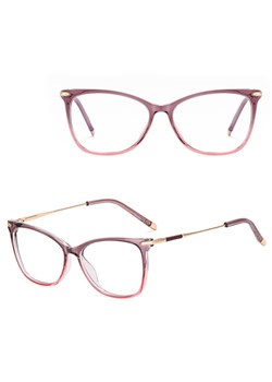 SLIM okulary damskie kocie oczy zerówki do komputera BLUE LIGHT 25151C ze sklepu Stylion w kategorii Okulary zerówki damskie - zdjęcie 185965543