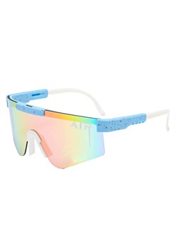 Sportowe okulary przeciwsłoneczne ST-MAX8C niebieski/biały ze sklepu Stylion w kategorii Okulary przeciwsłoneczne męskie - zdjęcie 185965602