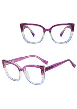 Damskie okulary kocie oczy zerówki do komputera BLUE LIGHT 25146D - id: 8908 - marki Stylion - 185965640 Damskie okulary kocie oczy zerówki do komputera BLUE LIGHT 25146D ze sklepu Stylion w kategorii Okulary zerówki damskie - zdjęcie 185965640
