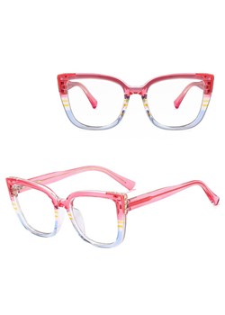 Damskie okulary kocie oczy zerówki do komputera BLUE LIGHT 25146E - id: 8909 - marki Stylion - 185965641 Damskie okulary kocie oczy zerówki do komputera BLUE LIGHT 25146E ze sklepu Stylion w kategorii Okulary zerówki damskie - zdjęcie 185965641