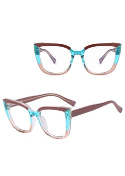 Damskie okulary kocie oczy zerówki do komputera BLUE LIGHT 25146F - id: 8910 - marki Stylion - 185965642 Damskie okulary kocie oczy zerówki do komputera BLUE LIGHT 25146F ze sklepu Stylion w kategorii Okulary zerówki damskie - zdjęcie 185965642