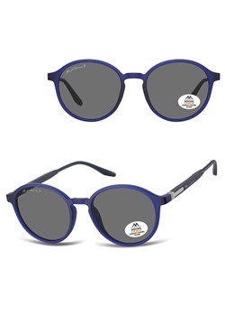 Niebieskie lenonki okulary przeciwsłoneczne z polaryzacją z flexami MP187D ze sklepu Stylion w kategorii Okulary przeciwsłoneczne damskie - zdjęcie 185965721