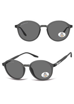 Szare lenonki okulary przeciwsłoneczne z polaryzacją z flexami MP187E ze sklepu Stylion w kategorii Okulary przeciwsłoneczne damskie - zdjęcie 185965723