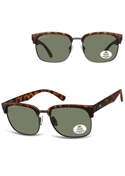 Panterkowe okulary przeciwsłoneczne półramki z polaryzacją MP192C ze sklepu Stylion w kategorii Okulary przeciwsłoneczne damskie - zdjęcie 185965742