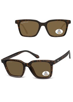 Panterkowe prostokątne okulary przeciwsłoneczne z polaryzacją MP58B - id: 9048 - marki Montana - 185965751 Panterkowe prostokątne okulary przeciwsłoneczne z polaryzacją MP58B ze sklepu Stylion w kategorii Okulary przeciwsłoneczne damskie - zdjęcie 185965751