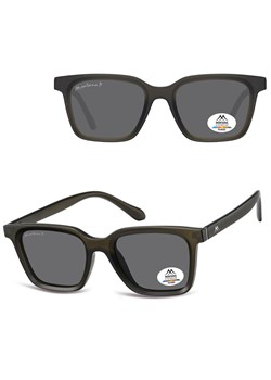 Szare prostokątne okulary przeciwsłoneczne z polaryzacją MP58E - id: 9051 - marki Montana - 185965754 Szare prostokątne okulary przeciwsłoneczne z polaryzacją MP58E ze sklepu Stylion w kategorii Okulary przeciwsłoneczne damskie - zdjęcie 185965754