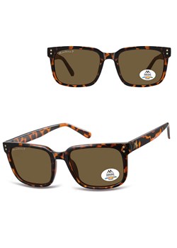 Prostokątne okulary przeciwsłoneczne z polaryzacją MP196B panterka/brąz ze sklepu Stylion w kategorii Okulary przeciwsłoneczne damskie - zdjęcie 185965791