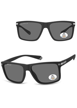 Prostokątne okulary przeciwsłoneczne z polaryzacją MP197 czarne - id: 9099 - marki Montana - 185965794 Prostokątne okulary przeciwsłoneczne z polaryzacją MP197 czarne ze sklepu Stylion w kategorii Okulary przeciwsłoneczne męskie - zdjęcie 185965794
