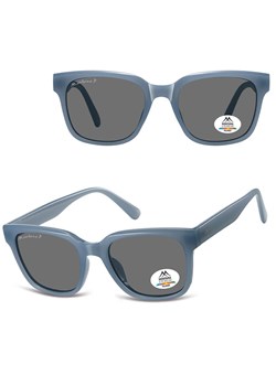 Prostokątne okulary przeciwsłoneczne z polaryzacją MP54D Błękitna Szarość ze sklepu Stylion w kategorii Okulary przeciwsłoneczne damskie - zdjęcie 185965803