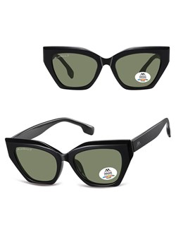 Damskie okulary przeciwsłoneczne kocie z polaryzacją MP55A czarne - id: 9132 - marki Montana - 185965821 Damskie okulary przeciwsłoneczne kocie z polaryzacją MP55A czarne ze sklepu Stylion w kategorii Okulary przeciwsłoneczne damskie - zdjęcie 185965821