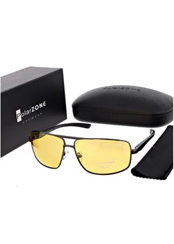 Męskie Rozjaśniające okulary do Jazdy Nocą dla kierowców polaryzacyjne POLARZONE POL-14Y-3 ze sklepu Stylion w kategorii Okulary przeciwsłoneczne męskie - zdjęcie 185965890