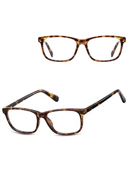 Okulary zerówki oprawki korekcyjne medium prostokątne AM70B jasna panterka - id: 9252 - marki Sunoptic - 185965962 Okulary zerówki oprawki korekcyjne medium prostokątne AM70B jasna panterka ze sklepu Stylion w kategorii Oprawki do okularów męskich - zdjęcie 185965962