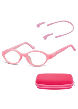 Elastyczne dziecięce oprawki okularowe zerówki owalne + gumka Sunoptic K3B różowe - id: 9259 - marki Sunoptic - 185965971 Elastyczne dziecięce oprawki okularowe zerówki owalne + gumka Sunoptic K3B różowe ze sklepu Stylion w kategorii Akcesoria dziecięce - zdjęcie 185965971