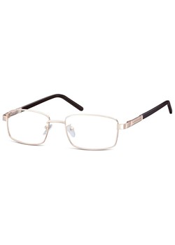 Męskie oprawki korekcyjne zerówki okulary prostokątne metalowe 659D Złote ze sklepu Stylion w kategorii Oprawki do okularów męskich - zdjęcie 185966022